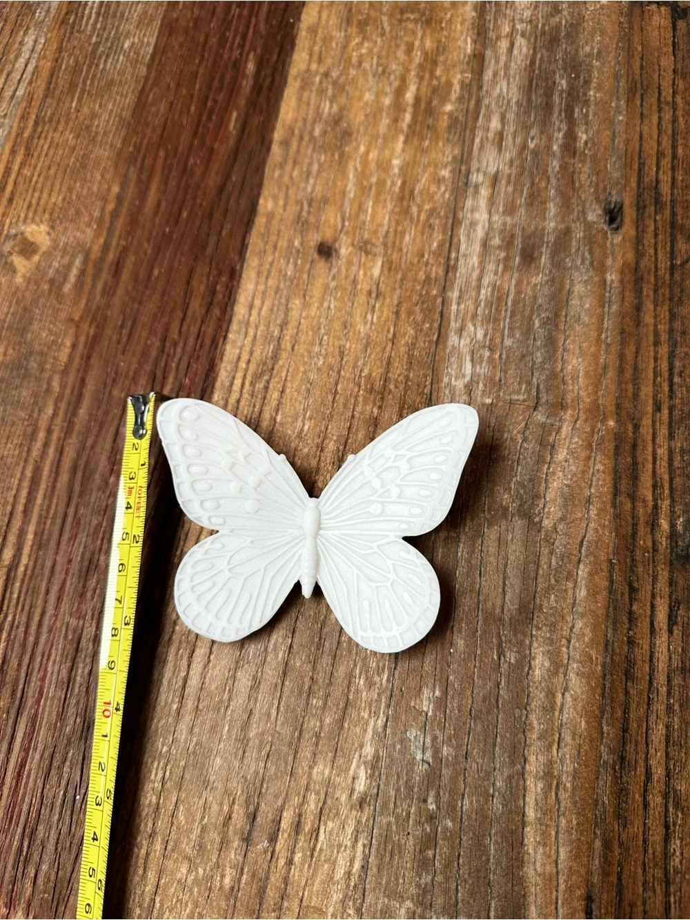 White Decorative Butterfly Wall Accents - Set of 3